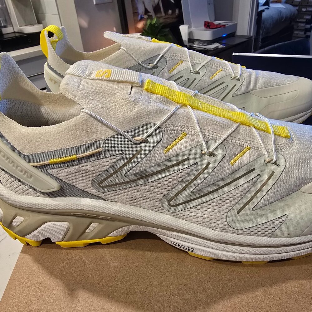 Salomon XT Rush 2 Vanilla Ice Empire Yellow Hiking Running Shoes Men's SZ 12 NEW